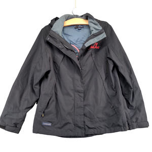 Lands' End Women's 2008 Sundance Film Festival Windbreaker Jacket Black Small